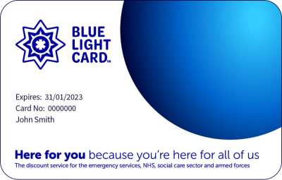 Charters-Reid Surveyors now offer a 5% discount on proof of Blue Light Card. This cannot be used in conjunction with other offers.